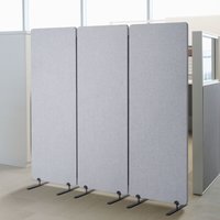Vevor - Raumteiler 3 Paneele Paravent 1840 x 350 x 1655 mm, faltbarer Sichtschutz & tragbarer Trennwandteiler aus PET-Polyester zur Raumtrennung, für Vevor - Raumteiler 3 Paneele Paravent 1840 x 350 x 1655 mm, faltbarer Sichtschutz & tragbarer Trennwandteiler aus PET-Polyester zur Raumtrennung, für von VEVOR