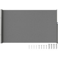 Seitenmarkise 180 x 300 cm Seitenwandmarkise aus 180 g/m² Polyestergewebe mit PU-Beschichtung Markise einziehbarer Griff mit Federmechanismus Seitenmarkise 180 x 300 cm Seitenwandmarkise aus 180 g/m² Polyestergewebe mit PU-Beschichtung Markise einziehbarer Griff mit Federmechanismus von VEVOR