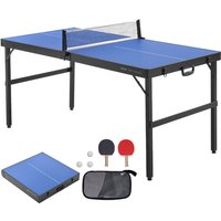 Vevor - Tischtennistisch Ping-Pong-Tisch, mittelgroße tragbare Tischtennisplatte, Tischtennisplatte aus mdf zusammenklappbar komplettes Set mit Netz, von VEVOR