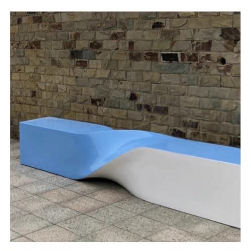 Außenbänke Fiberglas verstärkter Kunststoff Freizeitstuhl Einfache Einkaufsmall Öffentlicher Rastplatz Sitzplätze Freizeit Kreative Twist Sitzbank von VEXDOSLE