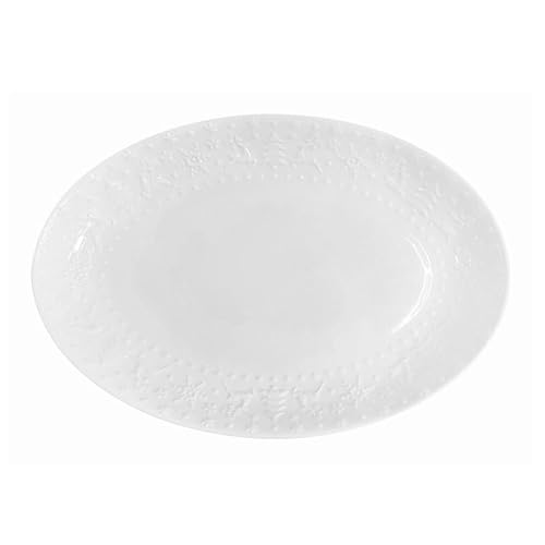 Essteller, oval, geprägt, Keramik, für Zuhause, westliche Küche, Geschirr von VEXDOSLE