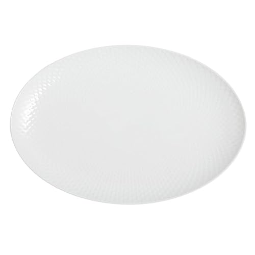 Essteller, oval, japanisch, für gedämpften Fisch, Keramikteller, großes weißes Hotelgeschirr Essteller, oval, japanisch, für gedämpften Fisch, Keramikteller, großes weißes Hotelgeschirr von VEXDOSLE