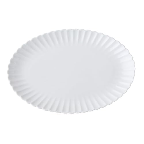Flacher Teller gedämpfter Fischteller für den Haushalt, oval, Keramik, Restaurant, Hotel, westliches Essen Flacher Teller gedämpfter Fischteller für den Haushalt, oval, Keramik, Restaurant, Hotel, westliches Essen von VEXDOSLE