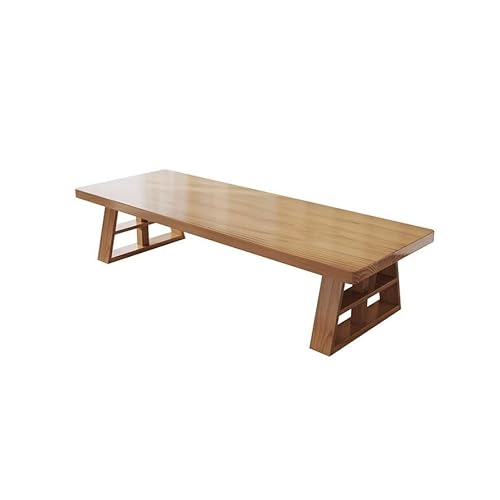 JUNXIAN Teetisch Computertische Großer Schreibtisch aus Massivholz, moderner Lesetisch for Zuhause, Arbeitszimmer, großer Konferenztisch Couchtisch von VEXDOSLE