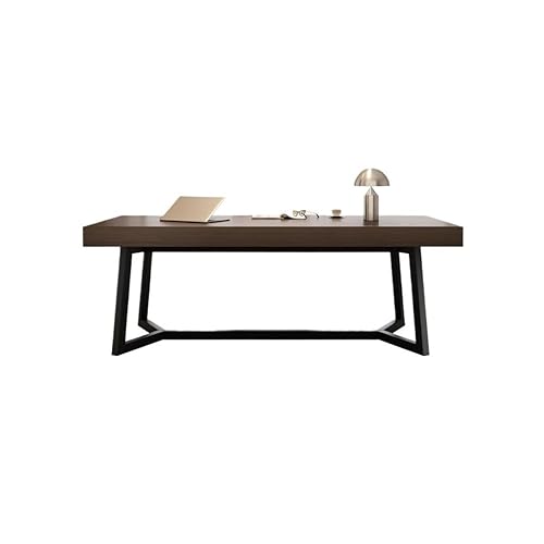 JUNXIAN Teetisch Computertische Minimalistischer Schreibtisch, moderner for Zuhause, Schlafzimmer, Arbeitszimmer, Büro, Computertisch Couchtisch von VEXDOSLE
