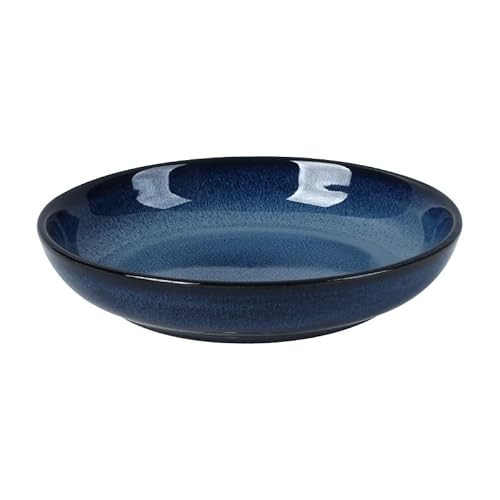 Suppenschüssel Keramik Hotelgeschirr Haushaltsgeschirr Tiefe Platte Kreative Gradient Hellblau Fischköpfe Abendessenschüssel(A,8inch) von VEXDOSLE