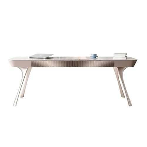 Teetische Computerschreibtische Leichter Luxus Schiefer Schreibtisch Modernes minimalistisches Studienhaus Kleine Wohnung Werkbank Französisch Computertisch Couchtische von VEXDOSLE