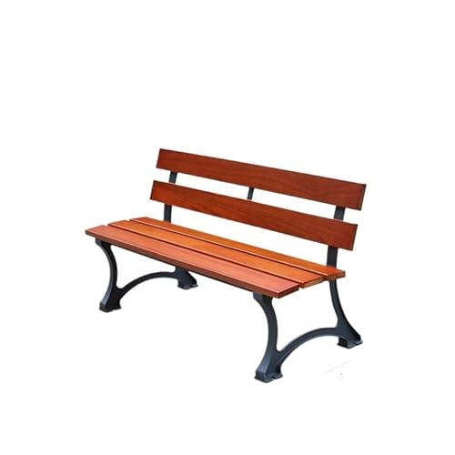 VEXDOSLE Außenbänke Outdoor Edelstahl Park Bank Outdoor Freizeit Hocker Garten Landschaft Rückenlehne Bank von VEXDOSLE