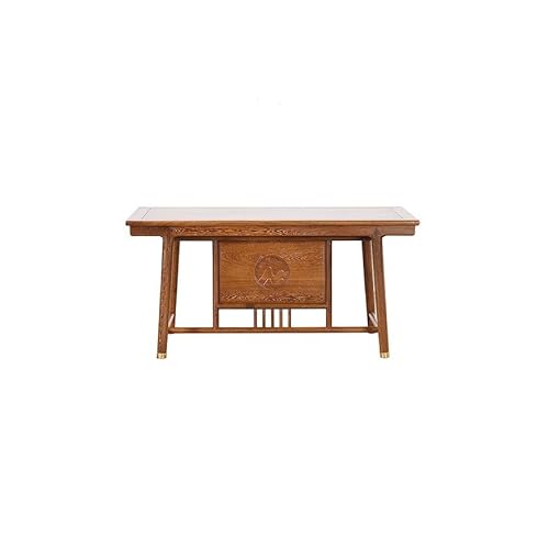 VEXDOSLE Computer-Schreibtisch aus Holz, chinesischer Retro-Schreibtisch, Kalligraphie, Malerei, Bank für zu Hause, Couchtisch VEXDOSLE Computer-Schreibtisch aus Holz, chinesischer Retro-Schreibtisch, Kalligraphie, Malerei, Bank für zu Hause, Couchtisch von VEXDOSLE