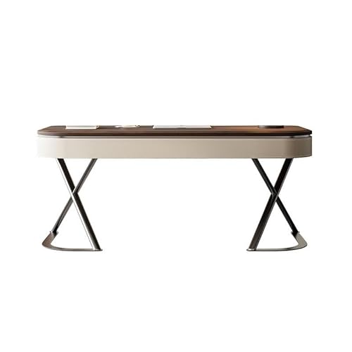 VEXDOSLE Teetisch Computertische Schreibtisch Massivholz Moderne Minimalistische für Zuhause, Wohnzimmer, Arbeitszimmer, Schlafzimmer, Computertisch, Büro Couchtisch von VEXDOSLE