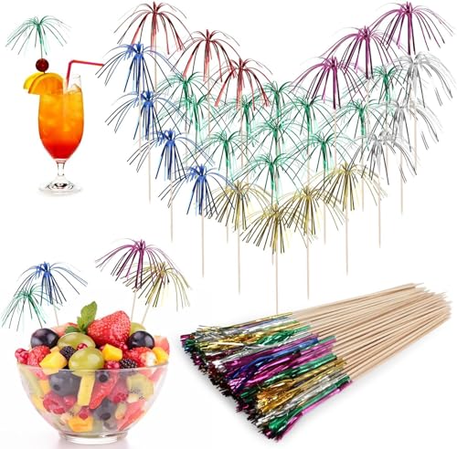 ZALAON 120 Stücke Cocktailspieße Cocktail Sticks,23cm Cocktail Picks für Dekorieren von Kuchen, Früchten, Getränken, Palme Cocktail PicksDie Bars, Partys und Oktoberfeste für perfekte Dekoration ZALAON 120 Stücke Cocktailspieße Cocktail Sticks,23cm Cocktail Picks für Dekorieren von Kuchen, Früchten, Getränken, Palme Cocktail PicksDie Bars, Partys und Oktoberfeste für perfekte Dekoration von VEYLIN