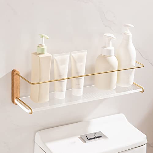 VFBCRDSJ Duschablage Massivholz Erhöhte Badezimmerregale Kein Stanzen Acryl Wandmontierter Duschaufbewahrungshalter Handtuchregal Shampoo Duschgel Organizer Regal Küchenregale/50Cm 1 Layer VFBCRDSJ Duschablage Massivholz Erhöhte Badezimmerregale Kein Stanzen Acryl Wandmontierter Duschaufbewahrungshalter Handtuchregal Shampoo Duschgel Organizer Regal Küchenregale/50Cm 1 Layer von VFBCRDSJ