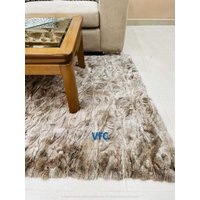 Brauner Rex Kaninchenfell Teppich, Handgemachter Luxus Echtfell Decke, Echte Decke von VFCfurs