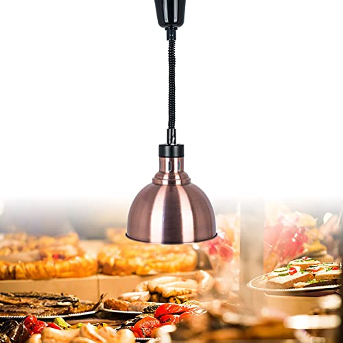 Lebensmittel WäRmelampe, Speisenwärmer Lampe, 250W Infrarotlampe Wärmelampe, Wärmebrücke für Speisen für Partys Buffets, Einstellbare Länge(Size:1pcs) von VFDZ