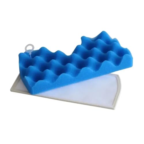 VFEBTSD 1 Set blauer Schwammfilter + 1 Set Staub-Hepa-Filter, kompatibel mit Samsung DJ63-00669A SC43-47 SC4520 SC4740 VC-9625 VC-BM620 Staubsauger von VFEBTSD