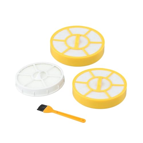 VFEBTSD 3 x Filter + 1 x Reinigungsbürste, Ersatzfilter, 12,3 x 3 cm, kompatibel mit VC3 Staubsauger 1.198-125.0, 2.863-238.0 von VFEBTSD