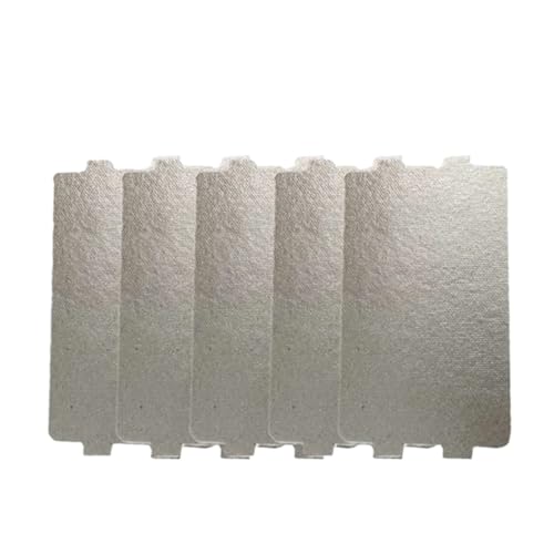 VFEBTSD 5 Stück Universal-Glimmerplatte for Mikrowellenherde, Glimmerplatte, kompatibel mit Mikrowellenherd, Toaster, Haartrockner, Wärmer, 116 x 65 mm von VFEBTSD