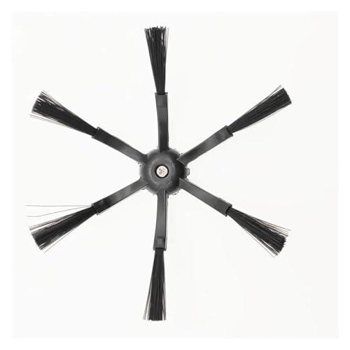 VFEBTSD 6-armige Seitenbürste, kompatibel mit Xiaomi 1s/S7 Maxv Ultra/S7/S7 Max/S7 Maxv/S5 Max/S6 MaxV MI Roboter-Staubsaugerteil(1pc Black 6-arm) von VFEBTSD