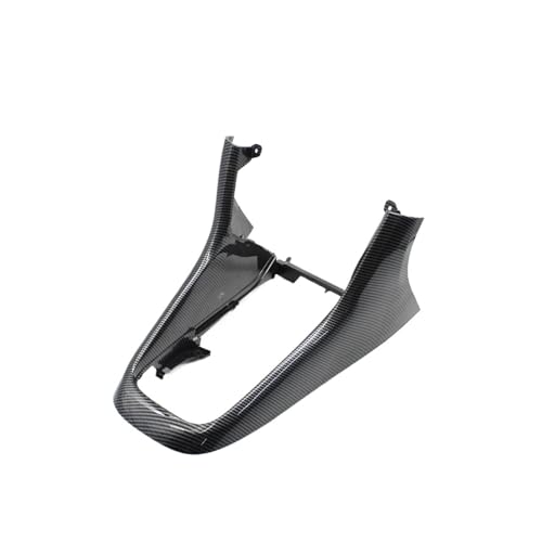 VFEBTSD Carbonfaser/Schwarze Mittelkonsolen-Schaltknauf-Rahmenkappe, kompatibel mit Golf MK6 2009 2010 2011 2012 2013 5K0863680(Carbon Fiber) von VFEBTSD