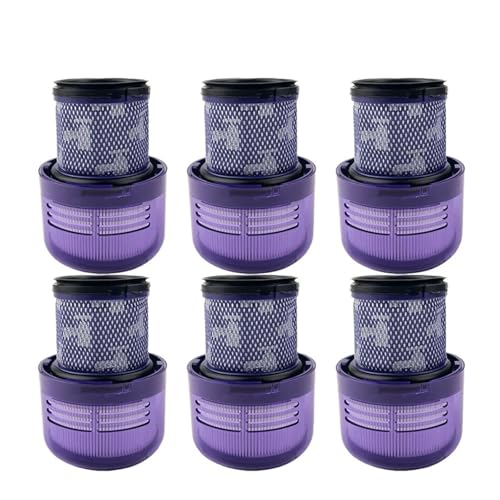 VFEBTSD Ersatz v10 Digital Slim Fluffy Extra Hepa Filter kompatibel mit V10 Slim Digital Slim Fluffy SV18 Staubsaugerzubehör (6 Stück) von VFEBTSD