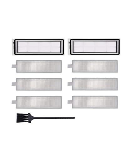 VFEBTSD Filterrollen-Hauptseitenbürsten-Wischtuch-Set, kompatibel mit Xiaomi Mijia G1 / MJSTG1/SKV4136GL Mi Robot Vacuum-Mop Essential Zubehör (9-teiliges Filter-Set) von VFEBTSD
