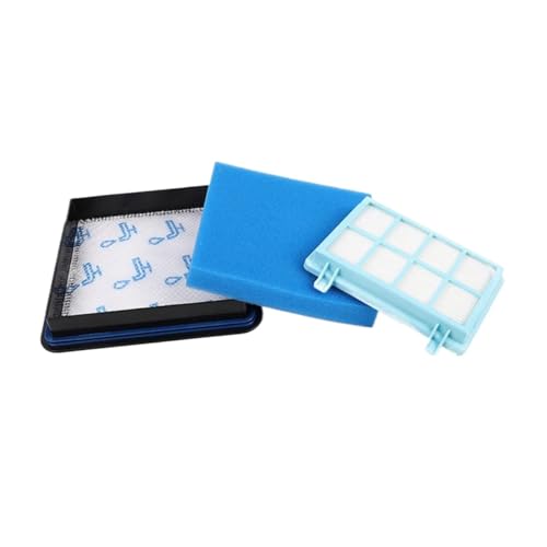 VFEBTSD Filterset FC8010/02, kompatibel mit Philips PowerPro Compact und Active FC9550 FC9571 FC9588 FC9328 FC9330 FC9349 FC9350 Staubsauger-Ersatz (1 Set) von VFEBTSD