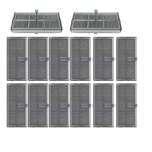 VFEBTSD HEPA-kompatibel mit L10s Pro Ultra Heat /X30 Ultra /L10s Ult X40 Ultra /X40 Pro Staubsauger-Ersatzzubehör(14PCS Filter) von VFEBTSD