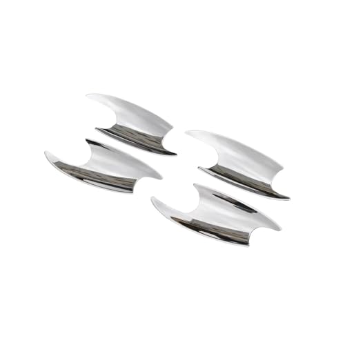 VFEBTSD Kompatibel mit ABS-Chrom-Silber-Türgriffabdeckungsverkleidung, kompatibel mit Mercedes ML GL-Klasse W164 X164 ML350 ML450 ML500 2006-2011(Model C 4PCS) von VFEBTSD