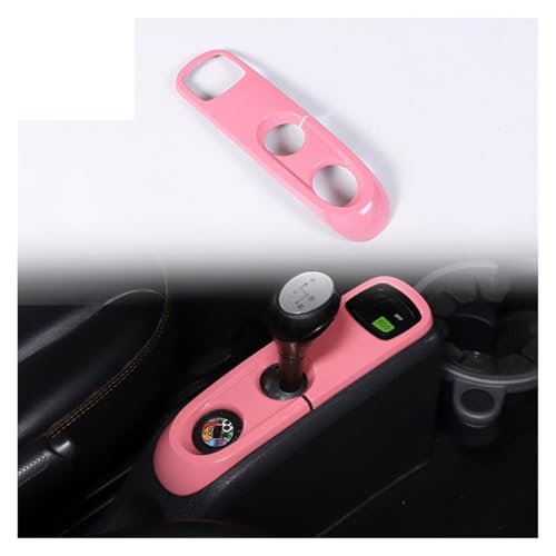 VFEBTSD Kompatibel mit Mercedes Kompatibel mit Benz Smart 451 Fortwo 2009-2015 ABS Pink Style Schalttafel Türgriffe Dekoration Zubehör Innenaufkleber(6 LHD 2009 to 2015) von VFEBTSD