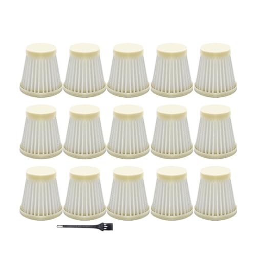 VFEBTSD Kompatibel mit Mi Xiaobai LF-12 Opoway OV-LF12 XC12 XC08 Smart Handheld Staubsauger Hepa-Filter Kernelement Haushaltszubehör(15pcs) von VFEBTSD