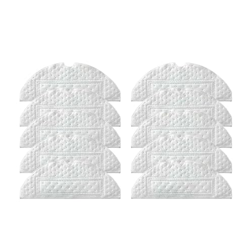 VFEBTSD Kompatibel mit S7 T7S T7S Plus MaxV S7 MaxV Plus S7 MaxV Ultra Einweg-Rag Vibrierender Wischmopp Kehrroboter Zubehör (Mop, 10 Stück) von VFEBTSD