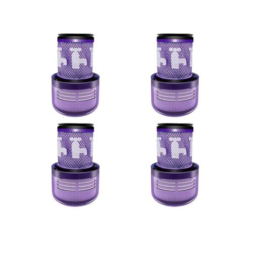 VFEBTSD Kompatibel mit V12 Akku-Staubsauger HEPA-Filter Ersatz Ersatzteile Zubehör(4pcs) von VFEBTSD
