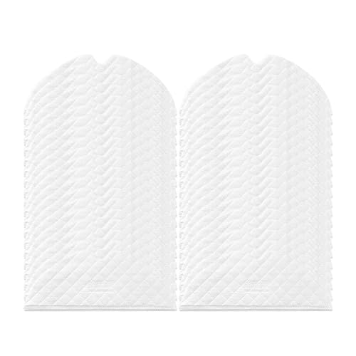 VFEBTSD Kompatibel mit Xiaomi Mijia 1C 2C 1T D9 F9 L10Pro Roboter-Staubsauger, Ersatz-Zubehör for Einweg-Bodenreinigungstücher(40pcs) von VFEBTSD
