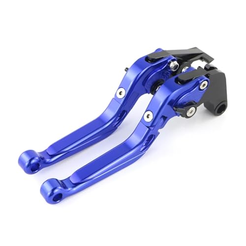 VFEBTSD Motorrad-Kupplungshebel, verstellbar, faltbar, ausziehbar, kompatibel mit SUZUKI GSXR 600 GSXR600 GSXR750 GSXR 750 2004 2005 k4 K5(Blue) von VFEBTSD