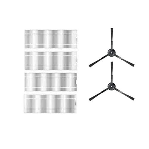 VFEBTSD Rollbürstenabdeckung, Wasser-Staubbox, Wischtuch, Rahmen, HEPA-Filter, kompatibel mit Qihoo 360, S10, X100 Max Roboter-Staubsaugerzubehör (MULTI) von VFEBTSD