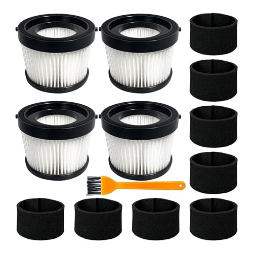 VFEBTSD Staubsaugerfilter kompatibel mit DEWALT DCV5011H DCV501HB Akku-Handstaubsauger Teile Zubehör(4 Pack) von VFEBTSD