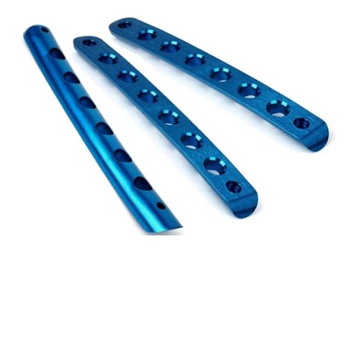 VFEBTSD Teilgriff-Abdeckung, kompatibel mit Jeep Wrangler JK 2007–2016, Vordertür-Aluminium-Haltegriffabdeckung, Türgriff-Einsatz (3 x blau) von VFEBTSD