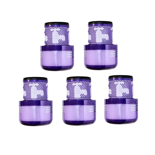 VFEBTSD Waschbare HEPA-Filter-Ersatzteile, kompatibel mit V10 Digital Slim/kompatibel mit SV18 kabellosem Handstaubsaugerzubehör (5 Stück) von VFEBTSD