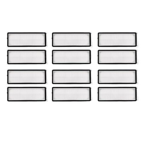 VFEBTSD Waschbarer HEPA-Filter, geeignet für P10 Pro/kompatibel mit P20 Pro/kompatibel mit Qrevo Maxv/kompatibel mit Qrevo Curv Roboter-Staubsaugerzubehör (12 Stück) von VFEBTSD