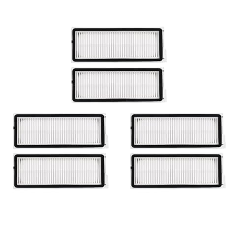 VFEBTSD Waschbarer HEPA-Filter, geeignet für P10 Pro/kompatibel mit P20 Pro/kompatibel mit Qrevo Maxv/kompatibel mit Qrevo Curv Roboter-Staubsaugerzubehör (6 Stück) von VFEBTSD
