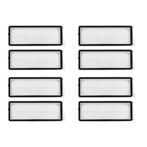 VFEBTSD Waschbarer HEPA-Filter, geeignet für P10 Pro/kompatibel mit P20 Pro/kompatibel mit Qrevo Maxv/kompatibel mit Qrevo Curv Roboter-Staubsaugerzubehör (8 Stück) von VFEBTSD