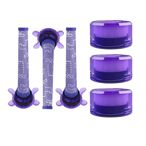 VFEBTSD Zubehör Kompatibel Mit V8 FOCUS MATTRESS Staubsauger Vor-Nachfilter HEPA-Filter Ersatzteile Waschbarer Filter Ersatz(Plum) von VFEBTSD