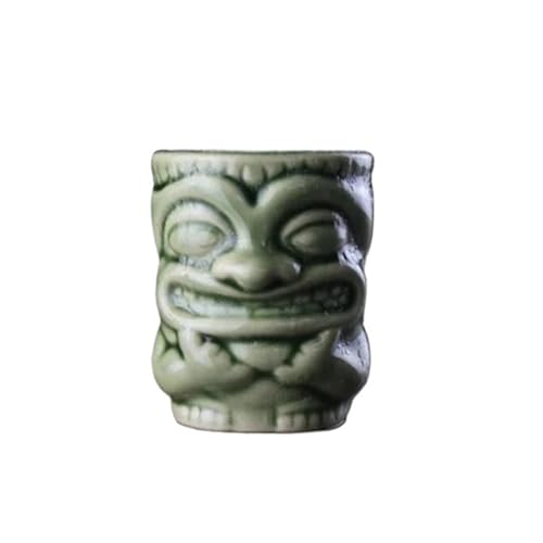 VFIDPSU 60 ml Tiki-Becher, Hawaii-Cocktailbecher, kreative Weinbar-Tools, Getränkebecher, Geschenke for Freunde, lustige Keramiktasse(Style 1) von VFIDPSU