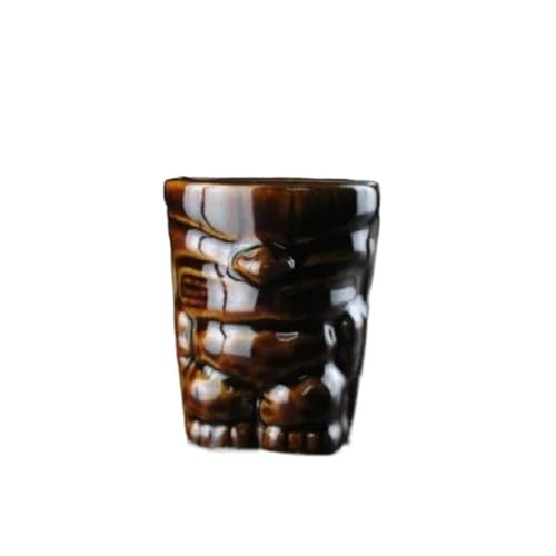 VFIDPSU 60 ml Tiki-Becher, Hawaii-Cocktailbecher, kreative Weinbar-Tools, Getränkebecher, Geschenke for Freunde, lustige Keramiktasse(Style 5) von VFIDPSU
