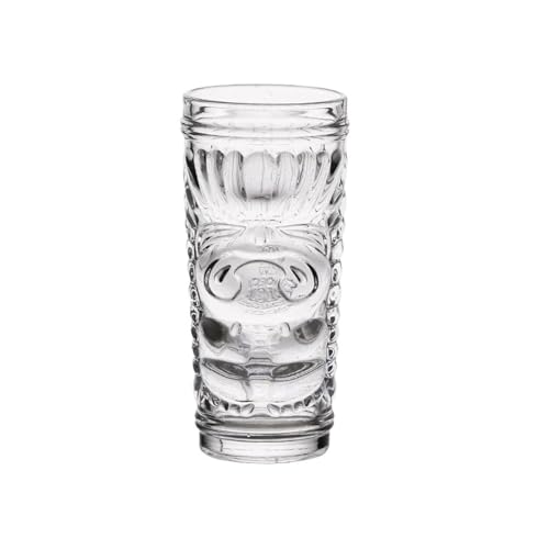 VFIDPSU Glasbecher Hawaii Tiki-Becher Kreative Cocktailgläser Bierglas Martinigläser Getränkebecher Lustige Tasse Kaffeetasse(Lion 410ml) von VFIDPSU