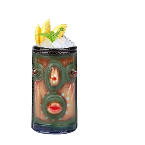 VFIDPSU Keramik Tiki Becher Kreative Cocktail Tasse Ostern Insel Tiki Becher for Bar Werkzeug(X2 590ml) von VFIDPSU