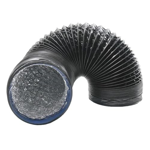 VFIDPSU Schlauch für eine Klimaanlage 1,5-2 m Auspuffrohr PVC Aluminium Flexible Luftbelüftung Auspuffrohr for Küche Entlüftungsschlauch Kanalventilator Luftabsauger Zubehör(180mm-1.5M) von VFIDPSU