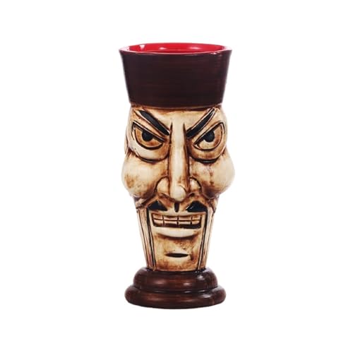 VFIDPSU Tiki-Becher, kreativer hawaiianischer Bar-Cocktailbecher mit individuell personalisiertem Totem-Weinglas for Kaffee zur Verwendung(Color 4) von VFIDPSU