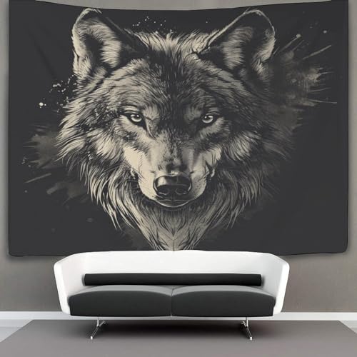 VFKLZCNYR 3D Druck Wolf Wandteppiche Poster Ornament Wandbehang Wandteppich Raumteiler Vorhang Für Schlafzimmer Wohnzimmer Wohnkultur Tapisserie 130cmx150cm VFKLZCNYR 3D Druck Wolf Wandteppiche Poster Ornament Wandbehang Wandteppich Raumteiler Vorhang Für Schlafzimmer Wohnzimmer Wohnkultur Tapisserie 130cmx150cm von VFKLZCNYR