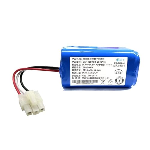 VFUNIOUSF 14,4 V Lithiumbatterie for Kehrroboter, kompatibel mit ICLEBO, YCR-M05-P YCR-M04-1 YCR-M05-10 YCR-M05-30 YCR-M05-50 VFUNIOUSF 14,4 V Lithiumbatterie for Kehrroboter, kompatibel mit ICLEBO, YCR-M05-P YCR-M04-1 YCR-M05-10 YCR-M05-30 YCR-M05-50 von VFUNIOUSF